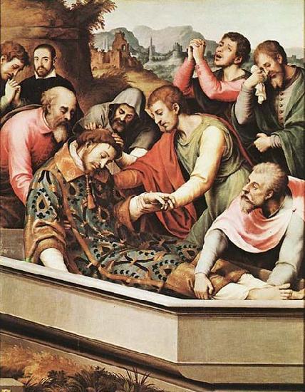 Juan de Juanes The Entombment of St Stephen Martyr Germany oil painting art